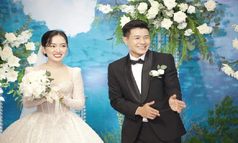 Đám cưới cầu thủ Hà Đức Chinh – Hạnh phúc lên ngôi